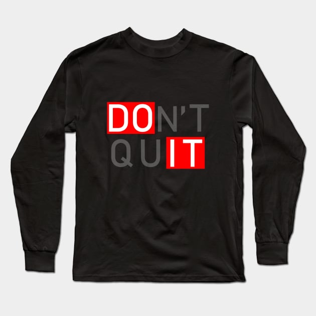 DO IT Long Sleeve T-Shirt by lumenoire